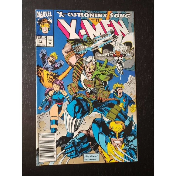 X-Men #16 January 1993 NEWSSTAND Marvel Comics - Picture 2 of 11
